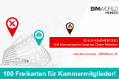 BIM World MUNICH - 23./24.11.2021 - 100 Freikarten!