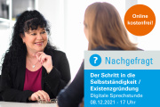 Digitale Sprechstunde: Selbstständigkeit und Existenzgründung - 17.03.2021 - Online - Kostenfrei