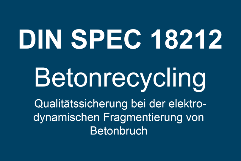 Mit Strom zu recyceltem Beton