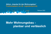 Top-Verbände der Branche fordern: Geradeaus-Politik statt Zick-Zack-Kurs beim Wohnungsbau