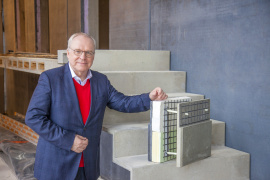 Bauherr Prof. Manfred Curbach - Foto: Stefan Gröschel, IMB, TU Dresden