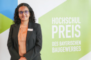 Hochschulpreis des Bayerischen Baugewerbes geht an Ganga Surendran Sanila