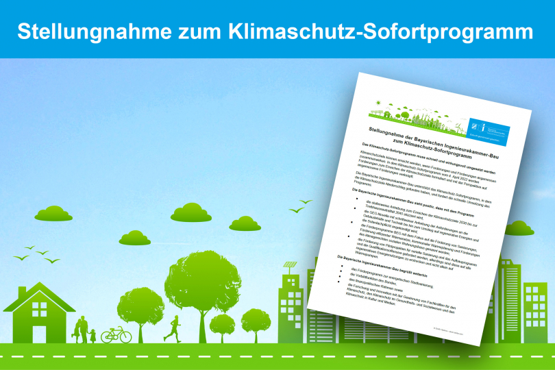 Stellungnahme der Bayerischen Ingenieurekammer-Bau zum Klimaschutz-Sofortprogramm