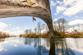 Seilgestützte Bauwerksprüfung - Foto: Christoph Krah