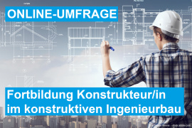 Online-Umfrage: Fortbildung Konstrukteur/in - Bis 22. Juli 2022 mitmachen!