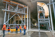 Weiterverwendung von Schalungselementen des neuen Stuttgarter Hauptbahnhofs