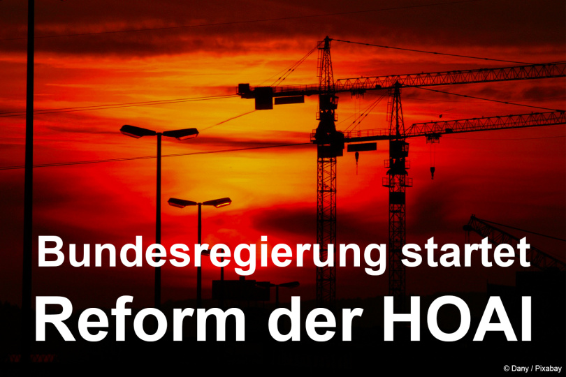 Bundesregierung startet Reform der HOAI