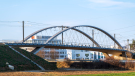 Stadtbahnbrücke in Stuttgart. Foto: schlaich bergermann partner, sbp Stuttgart, Andreas Schnubel