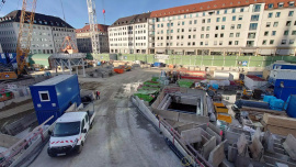 2. Stammstrecke München - Baustelle VE41 Marienhof 