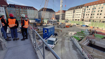 2. Stammstrecke München - Baustelle VE41 Marienhof 