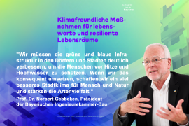 Prof. Dr.-Ing. Norbert Gebbeken, Präsident der Bayerischen Ingenieurekammer-Bau