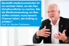 Bayerische Ingenieurekammer-Bau fordert: Mehr Baustoffe wiederverwenden 