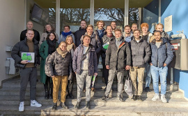 In ihrem siebten Studiensemester haben die Studierenden der Geovisualisierung an der THWS Animationsfilme eines aktuell neu entstehenden Quartiers am Hubland erstellt (Foto THWS / Stefan Sauer) THWS)