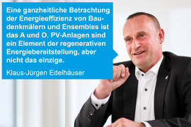 Klaus-Jürgen Edelhäuser, Vorstandsmitglied und Vorsitzender des Arbeitskreises Denkmalpflege  - Foto: Tobis Has / BayIka-Bau