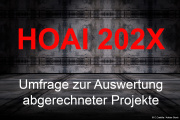 HOAI-Novellierung 202X: Umfrage zur Auswertung abgerechneter Projekte gemäß HOAI