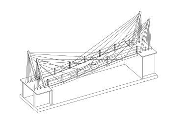 Modell „Hottengrabenbrücke“ von Sebastian Öhl. Foto: Familie Öhl