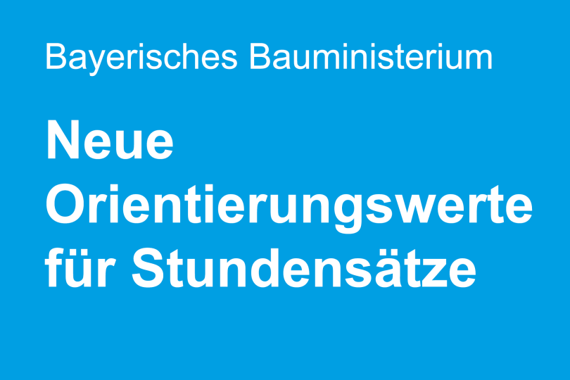 Bauministerium: Neue Orientierungswerte für Stundensätze