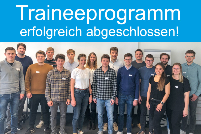 Traineeprogramm erfolgreich abgeschlossen! Nächster Start: 12. Oktober 2023