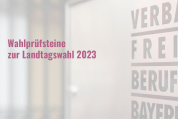 Wahlprüfsteine des Verbands Freier Berufe in Bayern zur Landtagswahl  in Bayern