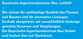 Leitbild der Bayerischen Ingenieurekammer-Bau