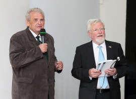  Ing. Svatopluk Zídek mit Dr.-Ing. Heinrich Schroeter, Altpräsident der Bayerischen Ingenieurekammer-Bau. Foto: borecky@atlas.cz