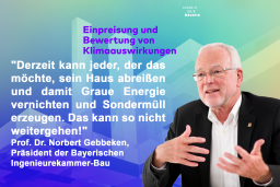 CO2-Bilanz muss verpflichtende Grundlage für Bauentscheidungen sein