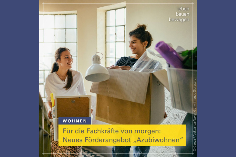 Startschuss für neues Förderangebot "Azubiwohnen" in Bayern