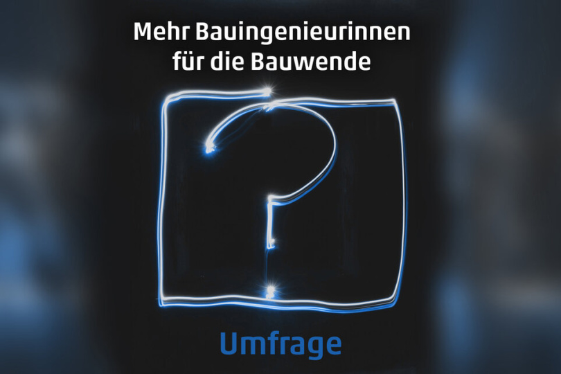 Kurz-Umfrage der Bundesingenieurkammer: Mehr Bauingenieurinnen für die Bauwende