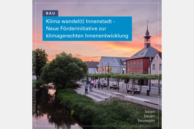 Klima wandel(t) Innenstadt: Bauminister Bernreiter startet Förderinitiative zur klimagerechten Innenentwicklung