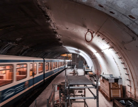 Sanierungsarbeiten am U-Bahnhof Sendlinger Tor in München