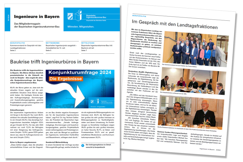 Ingenieure in Bayern: März/April-Ausgabe jetzt online!