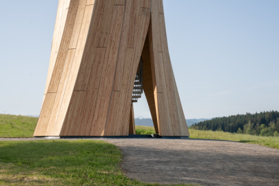 Der Wangen Turm auf der Landesgartenschau in Wangen im Allgäu. | Quelle: ICD, ITKE, IntCDC | Copyright: Universität Stuttgart