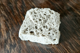 Mineralisierter fester „Porenstein“. © Fraunhofer IKTS