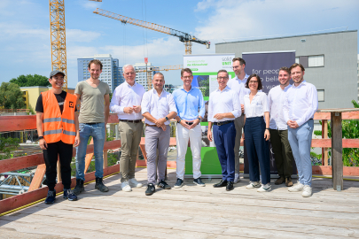 60 Prozent CO2-Reduktion beim Bau des „EDGE Friedrichspark“. Foto: solid UNIT / René Löffler