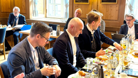 Parlamentarisches Frühstück des Vorstandes der Bayerischen Ingenieurekammer-Bau mit Abgeordneten der CSU-Landtagsfraktion. Foto: BayIka-Bau