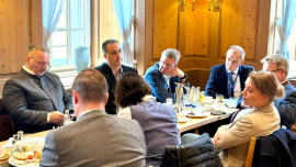 Parlamentarisches Frühstück des Vorstandes der Bayerischen Ingenieurekammer-Bau mit Abgeordneten der CSU-Landtagsfraktion. Foto: BayIka-Bau