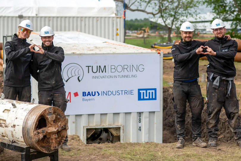 TUM Boring gewinnt Tunnelbohr-Wettbewerb und stellt neuen Rekord auf