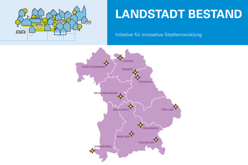 LANDSTADT BESTAND: Elf Modellgemeinden in Bayern ausgewählt