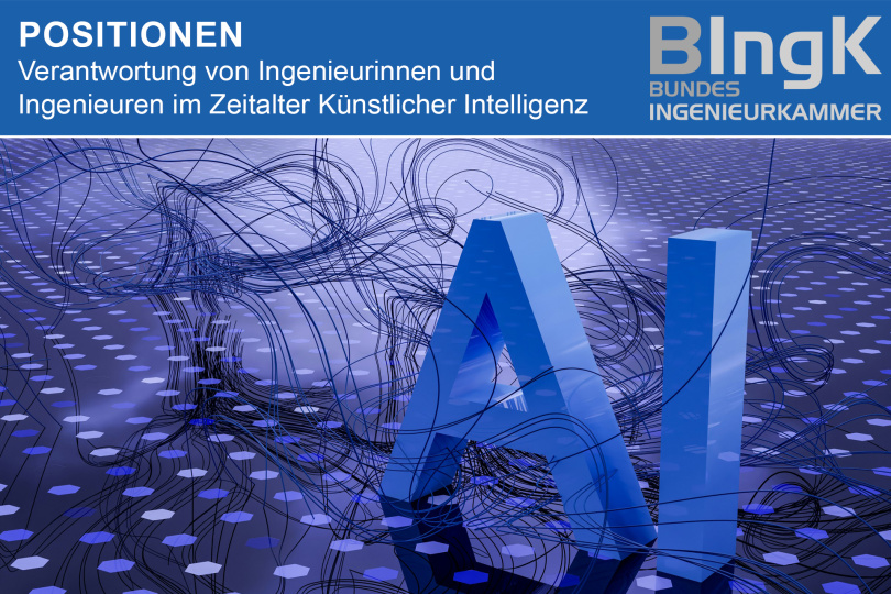 Bundesingenieurkammer: Positionen zum Einsatz von künstlicher Intelligenz im Ingenieurwesen