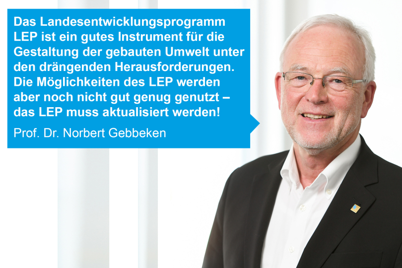 Landesentwicklungsprogramm (LEP): Teilfortschreibung 2025 muss kommen