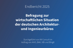Ergebnisse der Umfrage zur wirtschaftlichen Lage der Ingenieurbüros