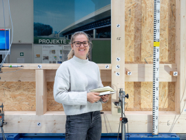 Empa-Forscherin Nadja Manser. Foto: Empa