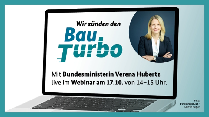Digitale Auftaktveranstaltung zum Bau-Turbo am 17.10.2025