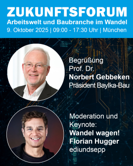 Zukunftsforum: Begrüßung, Keynote und Moderation