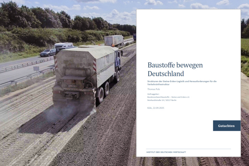 Neue Studie: Baustofflogistik als Rückgrat der Bauwirtschaft