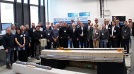 Teilnehmende und Partnerinstitutionen des Projekts ImaB-Edge bei der Abschlussveranstaltung. Foto: Fraunhofer IZFP