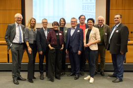 Das neu gewählte Präsidium des Verbands Freier Berufe in Bayern e.V. (VFB), Foto: Andreas Koehler Fotografie