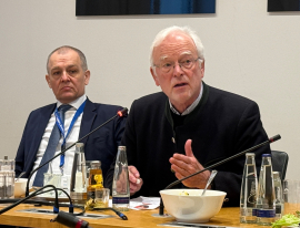 1. Vizepräsident Michel Kordon und Präsident Prof. Dr. Norbert Gebbeken 