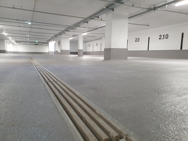 Generalsanierung der Tiefgarage. Foto: Gerstorfer / Medienwerkstatt Dachau