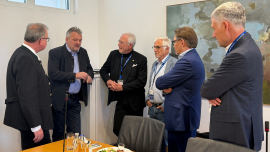 Parlamentarisches Frühstück mit Abgeordneten der Freie Wähler Landtagsfraktion. © BayIka-Bau